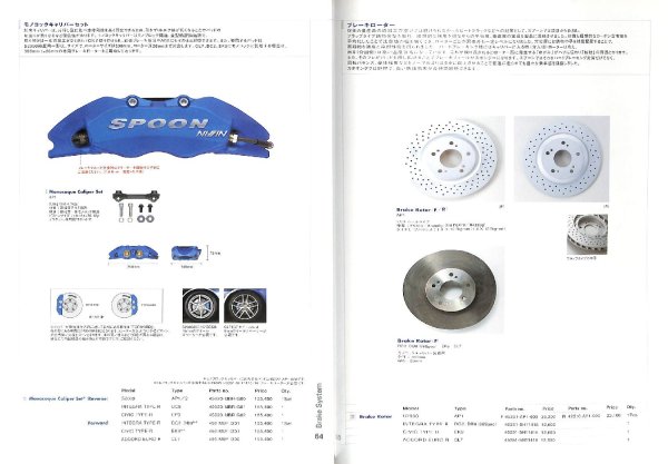 Photo11: Spoon Sports Parts Catalog 2006 (11)