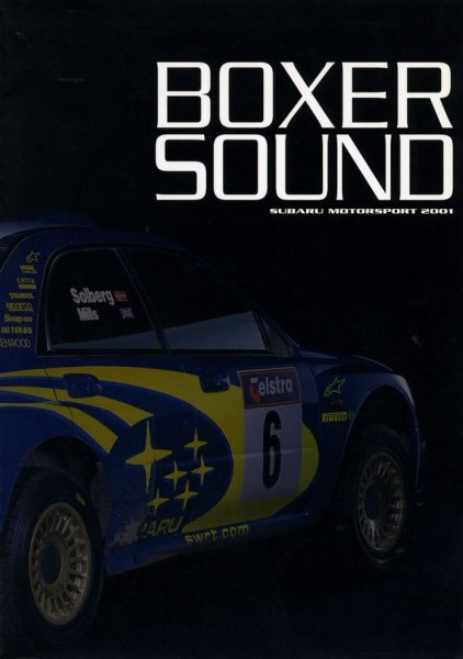 Photo1: BOXER SOUND SUBARU Motorsport 2001 (1)