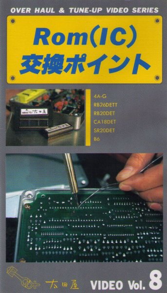 Photo1: [VHS] ROM(IC) Exchange overhaul & Tune up video series vol.8 (1)