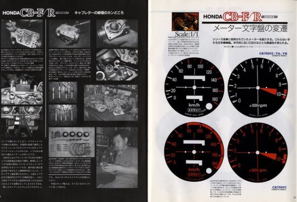 Photo8: Honda CB-F/R series Handbook (8)
