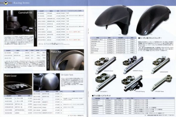 Photo5: Moriwaki Parts Catalog 2003 (5)