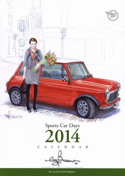 Photo1: Sports Car Days 2014 Calendar by Bow (1)