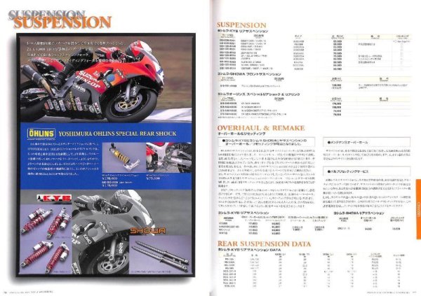 Photo11: YOSHIMURA Parts Catalog 2001 (11)