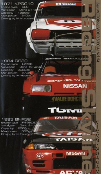 Photo1: [VHS] Racing Skyline [Best MOTORing video special vol.54] (1)