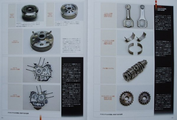Photo5: DUCATI Maintenance Book "THE DESMOQUATTRO" (5)