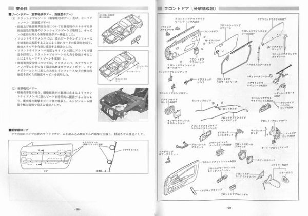 Photo8: Nissan Silvia S15 structure illustration book (8)
