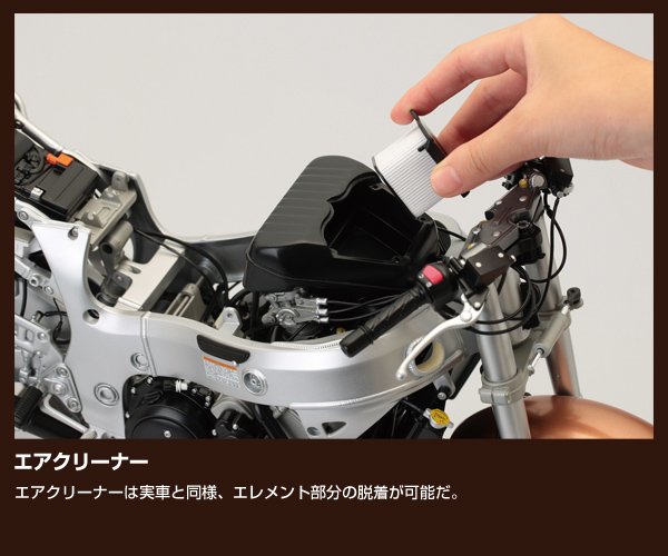 Photo16: Weekly 1/4 Suzuki HAYABUSA GSX1300R vol.1 Deagostini (16)