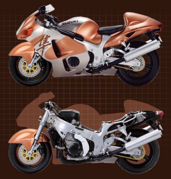 Photo6: Weekly 1/4 Suzuki HAYABUSA GSX1300R vol.1 Deagostini (6)