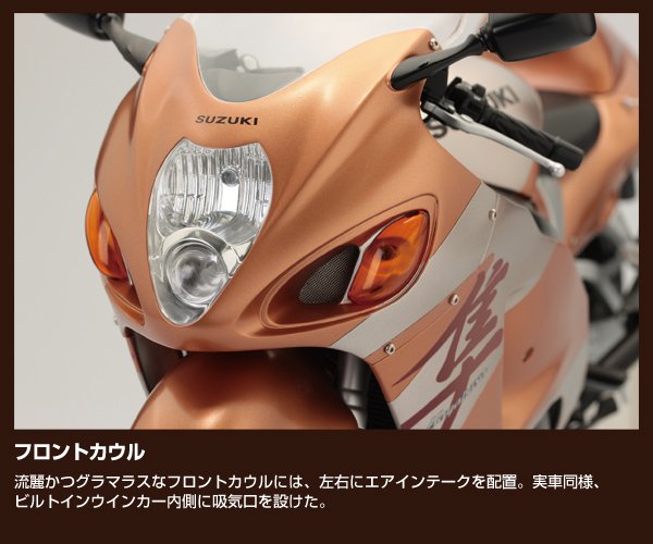 Photo9: Weekly 1/4 Suzuki HAYABUSA GSX1300R vol.1 Deagostini (9)