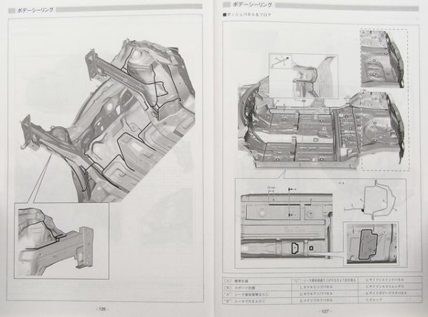 Photo9: Suzuki Swift Sport structure illustration book (9)